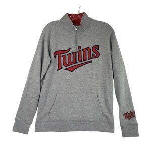 Pink Victoria Secret‎ Twins Meet Me in Dugout Pullover Sweatshirt Womens Small